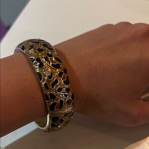 Sexy! Gold and Black Bracelet